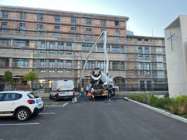 Réhabilitation à la Croix Rousse à Lyon, Villefranche-sur-Saône, TECH'SOLS – Les Chapes Beaujolaises