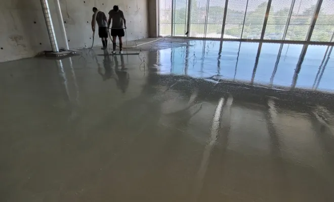 Chape fine épaisseur à MONTLUEL (69), Villefranche-sur-Saône, TECH'SOLS – Les Chapes Beaujolaises