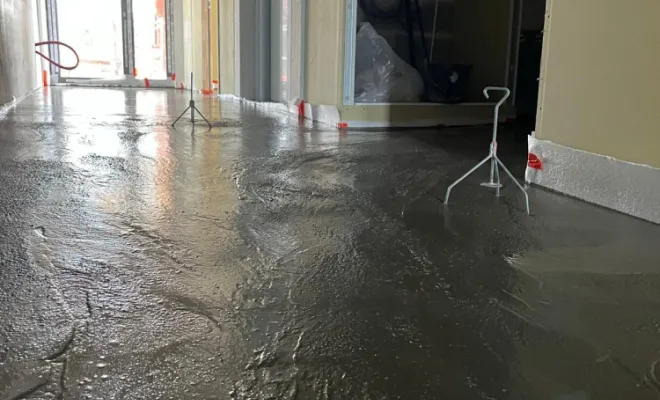 Chape fluide ciment à Jassans (01), Villefranche-sur-Saône, TECH'SOLS – Les Chapes Beaujolaises